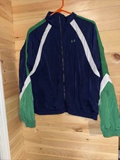 Under Armour Icon Size S Allover Crinkle Textured Water Resistant Track Jacket