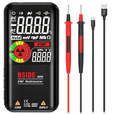 BSIDE S20 Intelligent Large Screen Electromagnetic Radiation Multimeter Tester,