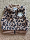Sanrio Hello Kitty faux fur leopard print vest with a sequin patch 18 Months — photo 1