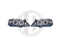 Angel Eyes Klarglas/Chrom FüR Opel Astra G 1997-2004