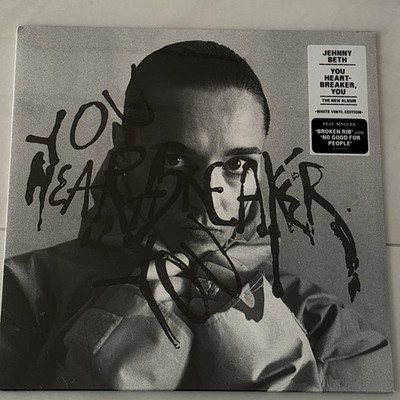BRAND NEW 2025 You Heartbreaker You by Jhenny Beth (White) Vinyl Record LP Album