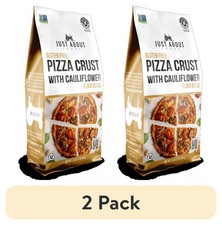 2 pack Foods Pizza Crust W/ Cauliflower Flour Blend Gluten Free 1 lb Bag