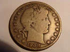 1908-D Barber Half Dollar