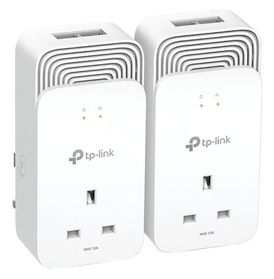TP-Link PG2400PKIT Wired Passthrough G.hn 2400 Powerline Adapter Faster G.hn