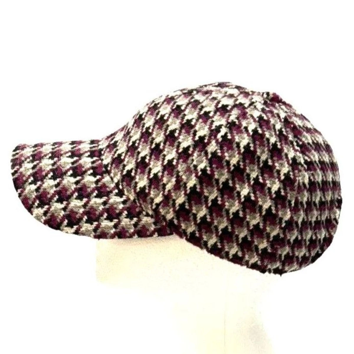 NWT J. Crew Tweed Plaid Baseball Cap Adjustable Hat Black White Women\'s One Size CE645_WZ4726?hei=1700&crop=0,0  main image 3