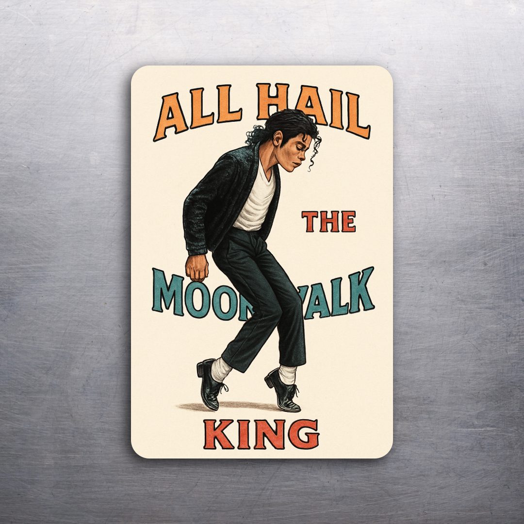 3x 2 Vintage 80's Michael Jackson Moonwalk Music Art Fridge