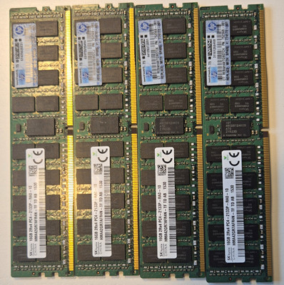 SK hynix 64GB (4x16GB) DDR4 SDRAM RDIMM PC4-2133P HP