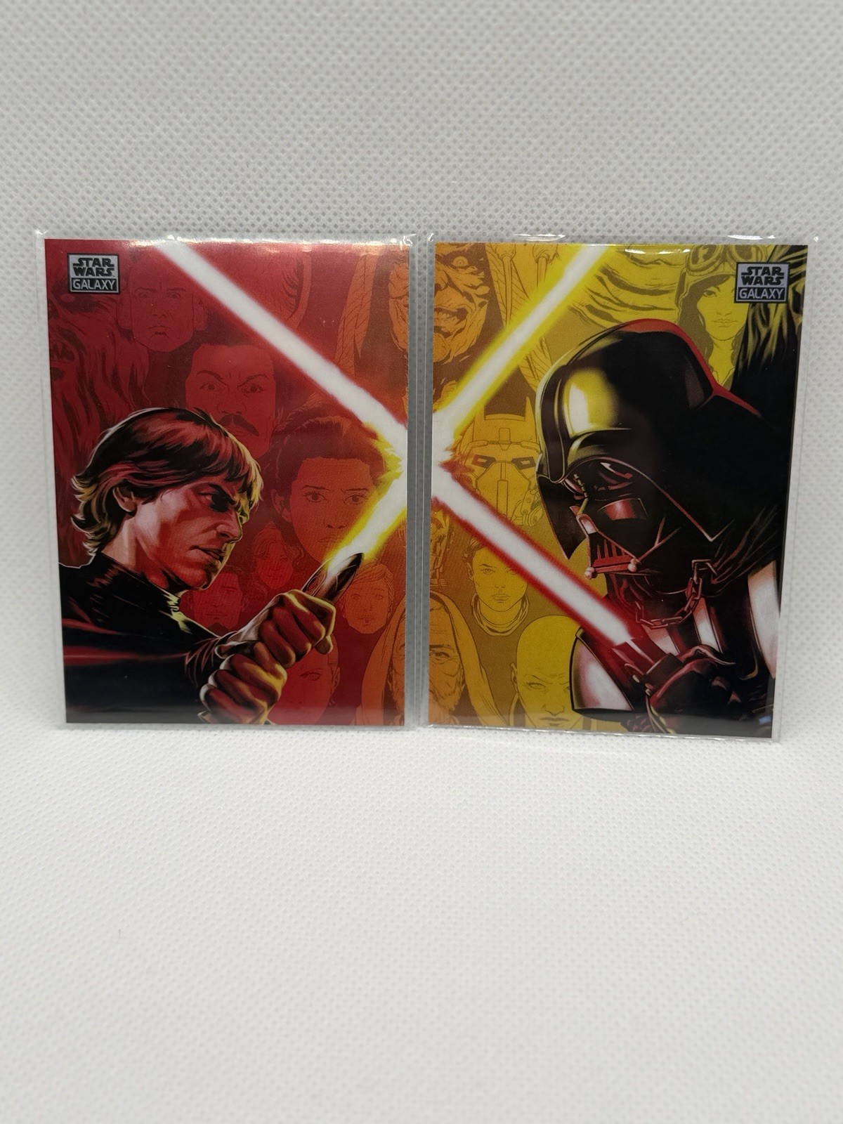 2026 Topps Star Wars Galaxy Luke Skywalker #39 Darth Vader #38 Refractors