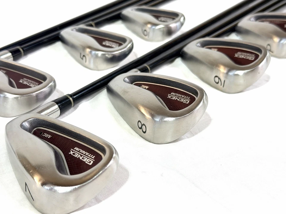 Nickent Genex Titanium ARC Irons 3-PW RH Steel Stiff 75g UST CP2 Pro Jumbo Grips - Image 4 of 4