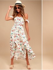 LULU's Floral Romantic Sexy Flowy Wedding Chic Casual Resort Europe Vacation