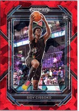 2023 Panini Prizm Draft Picks #40 Sidy Cissoko Red Ice RC
