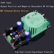Linear Voltage Regulator Circuit Board LM317/LM337, 220V 15W Transformer Output