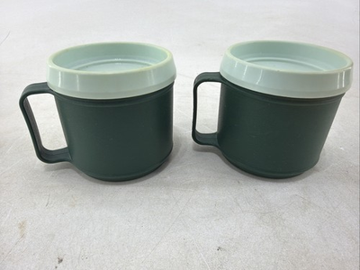 #ad Lot Of 2 STANLEY MUG * Aladdin 12 Oz. * No. S12 4quot; Tall Vintage $20.00