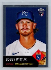 2022 Topps Chrome BOBBY WITT JR. (RC) Platinum Anniversary Royals Rookie #61
