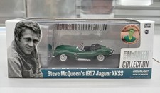 Greenlight 1957 Jaguar XKSS Steve McQueen Collection Toy Model No Tape Scuffed