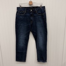 Lucky Brand Men's W36 x L30 Blue 410 Athletic Slim Dark Wash Denim Jeans