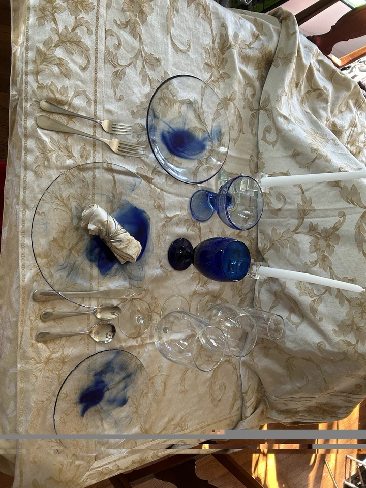 Bormioli Rocco - Juego de vajilla gourmet italiana soplada a mano, vidrio, para 6 personas Foto 2 de 3