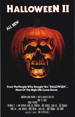 Halloween II All New Skull Pumpkin Horror Poster
