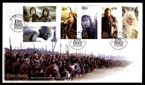 Mayfairstamps New Zealand FDC 2003 lord of the rings the return of the king Firs