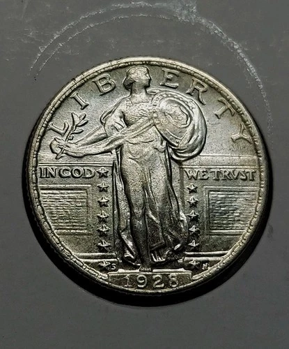 US Remake-Novelty (1928-S) Silver Plated Standing Liberty Quarter,Rare Key Date