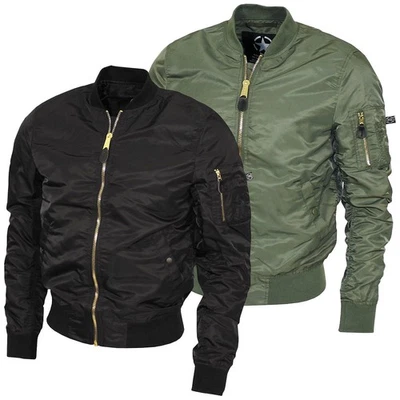 US Airforce Jacke MA1 ungefüttert XS-XXL Fliegerjacke Blouson Bomberjacke Jacket - Bild 1 von 3