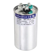50+10MFD CBB65 Run Start Capacitor 50+10uF 370/440V Round AC Capacitor