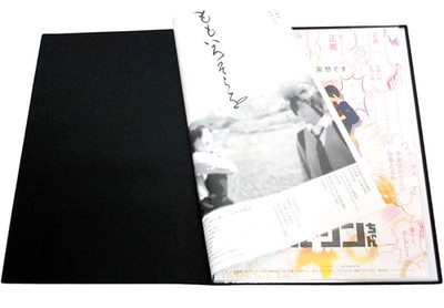 Green Week GWB2F-20 B2 Poster Clear File Storage 20 Sheets with Inner Paper Case