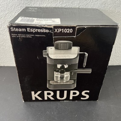 KRUPS XP1020 Steam Espresso Machine   4 Cup Coffee Maker   New Open Box