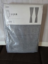 New Sealed Ikea Lenda 55 x 98 Gray Tab Top Cu...