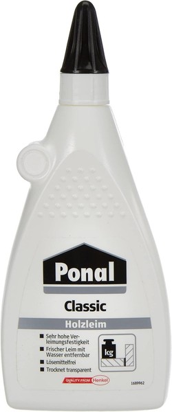 Ponal Classic Holzleim Holzkleber Hohe Verleimungsfestigkeit Transparent 225G-image