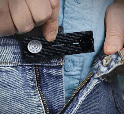 2pcs Denim Button Extenders for Jeans Pants Waistband Extender Men Women