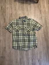Carhartt Shirt Mens Large Plaid Relaxed Workwear Pearl Snap Outdoor Grandpa