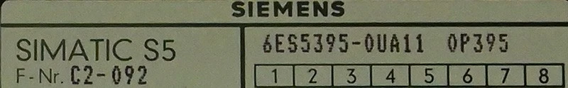 Siemens 6ES5395-0UA11 6ES5 395-0UA11 OP395 New - Image 3 of 3