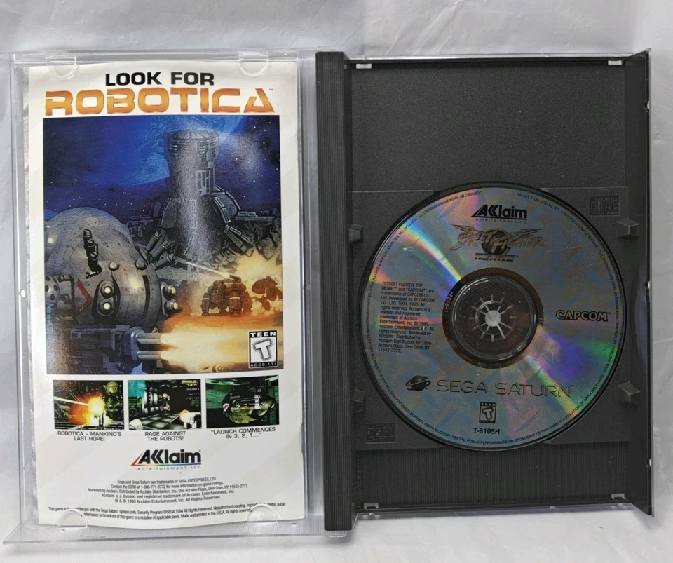 Street Fighter: The Movie Sega Saturn 1995 Tested Works - Image 3 of 4
