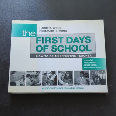The First Days of School 4th Edition Book by Wong & Wong Includes DVD