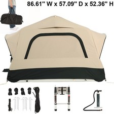 Tenda da tetto auto 1-3 persone tetto gonfiabile tenda da campeggio con scala e pompa