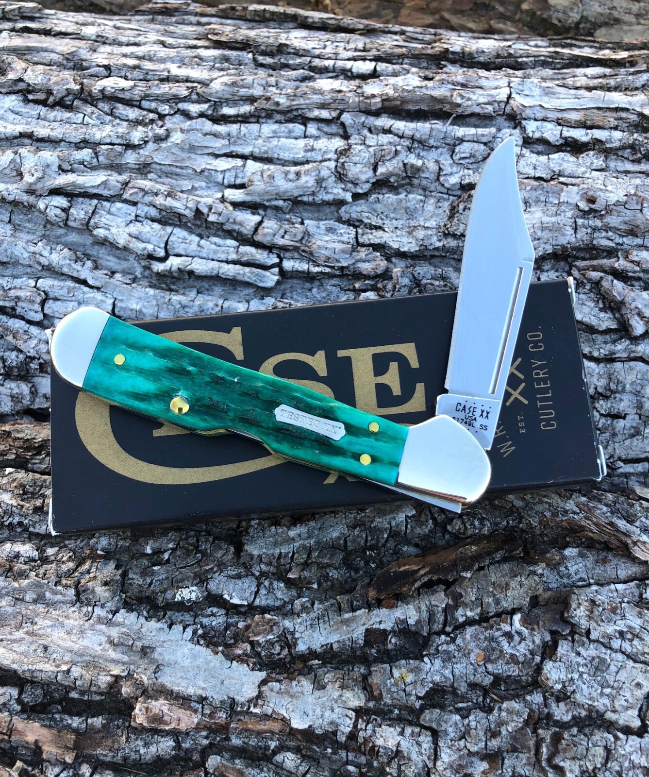 CASE XX *b 2022 JADE KINFOLK JIG MINI COPPERLOCK KNIFE KNIVES NEW ITEM