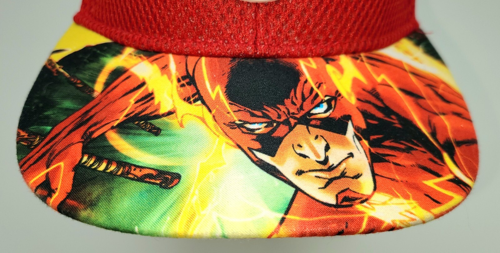 The Flash Cap / Hat Adjustable Red Comic Print on… - image 3