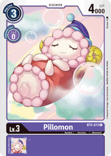 BT5-073 Pillomon C Purple Digimon 2020 TCG BT05 Battle of Omni Booster