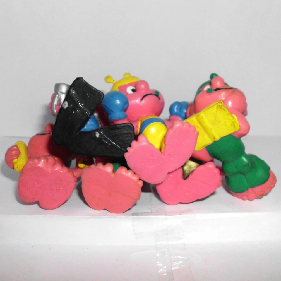 6x Astrosnik Sniks pink rosa Bully Bullyland Alien space Figuren vintage 79', 24 - Bild 2 von 3