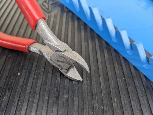 #ao956 Snap-On Tools USA 85BCP Diagonal Cutter 5" Precision Pliers - Red - Picture 16 of 21