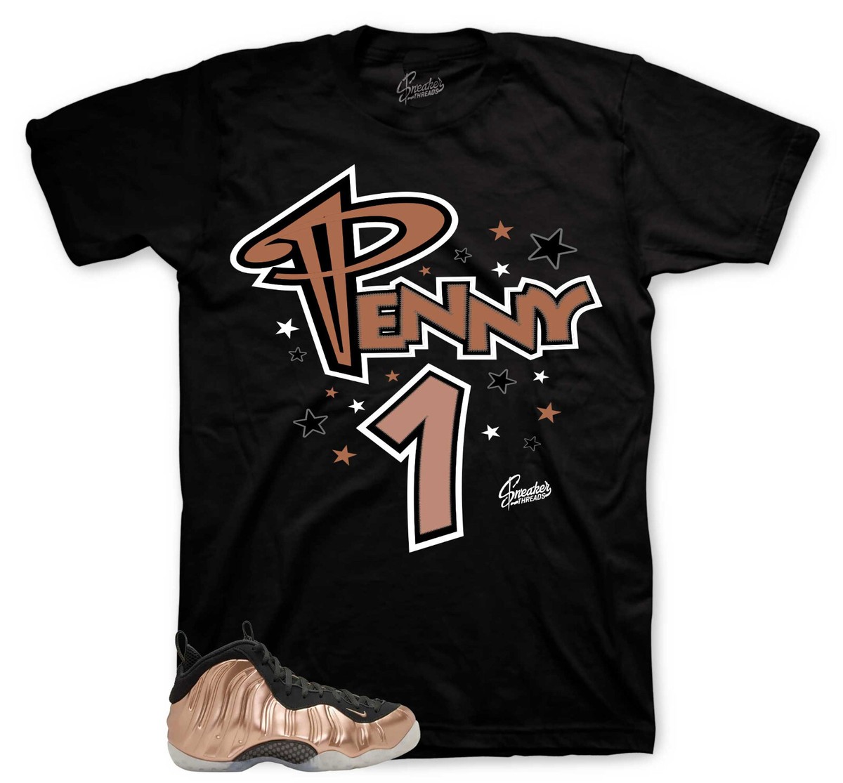 Shirt To Match Foamposite Metallic Copper Foams Big One Tee