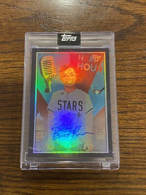 Buzz Brainard 2021 Topps X Nashville Stars on-card Autograph Auto /99 Happy Hour
