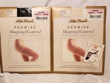 RARE Nice Touch SHAPING CONTROL Day Sheer CONTROL TOP PANTYHOSE Size A