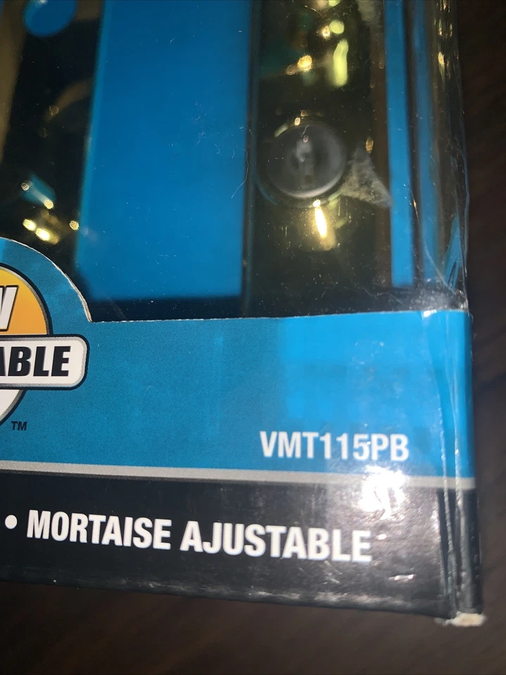 Wright Products Serenade Mortise Keyed Lever Mount Latch Deadbolt Brass VMT115PB - Image 3 of 4