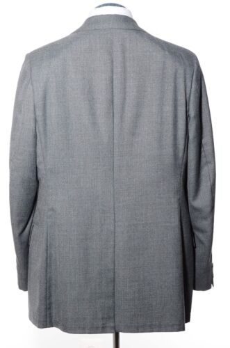 46XL X-Long Vintage 70er grau Zweiteiler Anzug 40x33 Schlaghose weites Revers - Bild 7 von 13