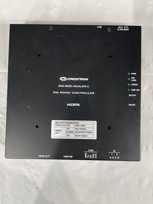 Lot of (7) Crestron CM Digital Room Controller DM-RMC-SCALER-C