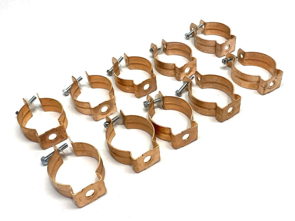 nVent Caddy CD5B37 сталь с медной отделкой болт закрыть трубы зажим 2» лот из 10 - Изображение 2 из 4