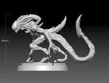 60mm resin figure model Fantasy Space Monster Alien Unassembled unpainted