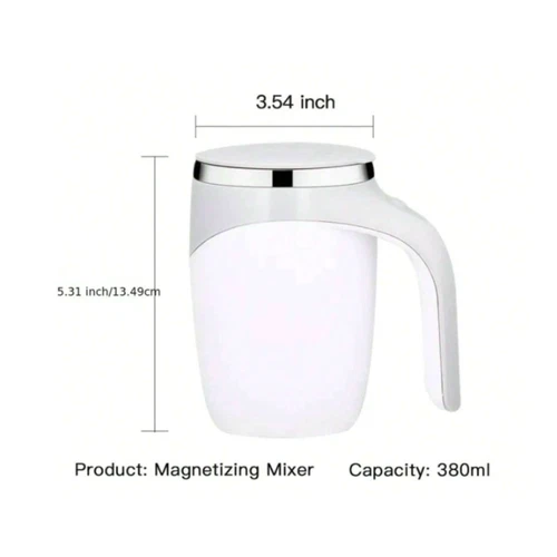 Automatic Magnetic Self Mixing Stainless Steel Cofee Rechargable Mug Stirring - Picture 9 of 21
